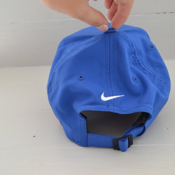 Disney Mickey Mouse Athletic Golf Hat Nike Legend91 DriFit Cap Adjustable Blue - Picture 3 of 7